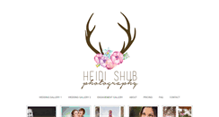 Desktop Screenshot of heidishubphoto.com